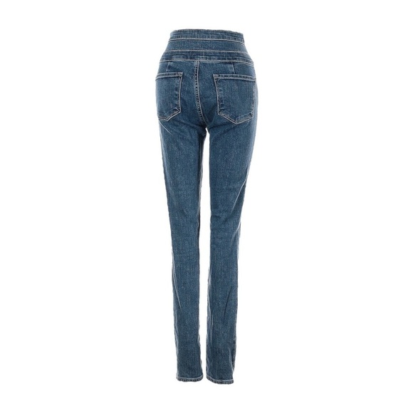 J Brand Annalie High Waist 3 Button Stretch Skinny Blue Jeans Size 24 - Picture 3 of 11